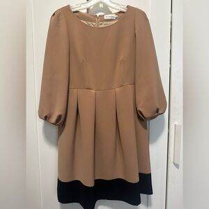 Bon Mercerie Tan and Black Dress size 36